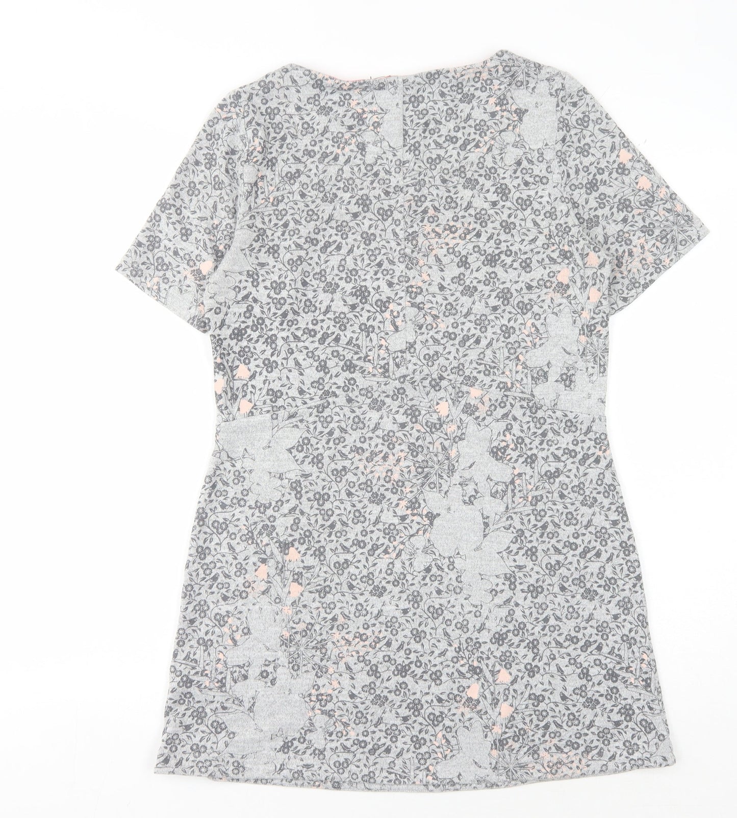White Stuff Women's Grey Shift Dress Size 10