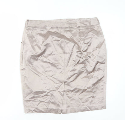 Reiss Women's Beige Pencil Skirt Size 14