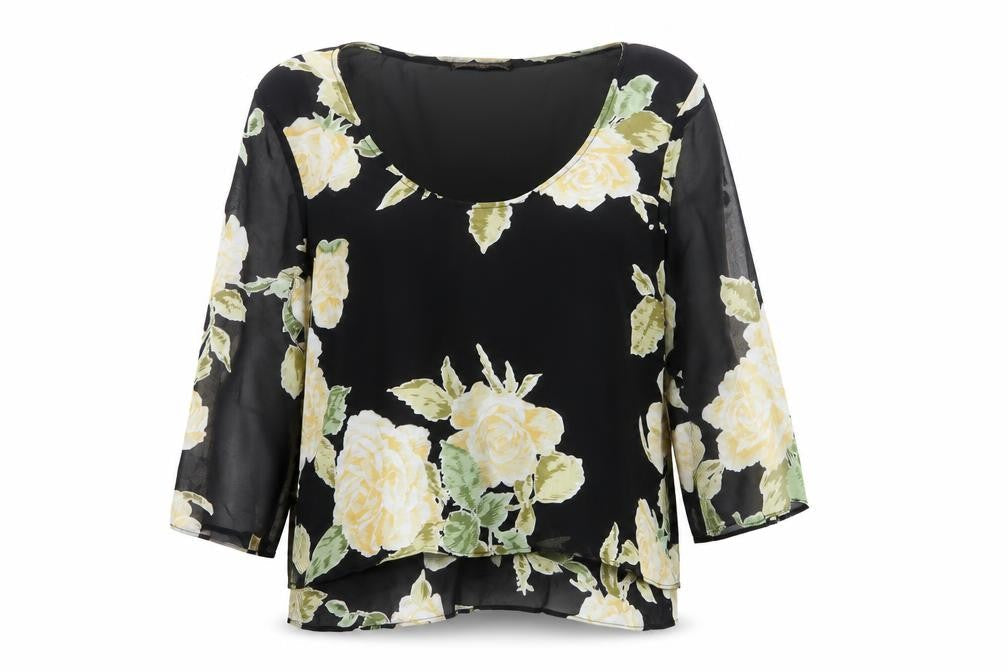 Fenn Wright Manson Women's Floral Silk Blouse, Size 14