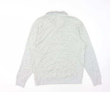 Jack Mens Wills Grey Cotton Sweatshirt S