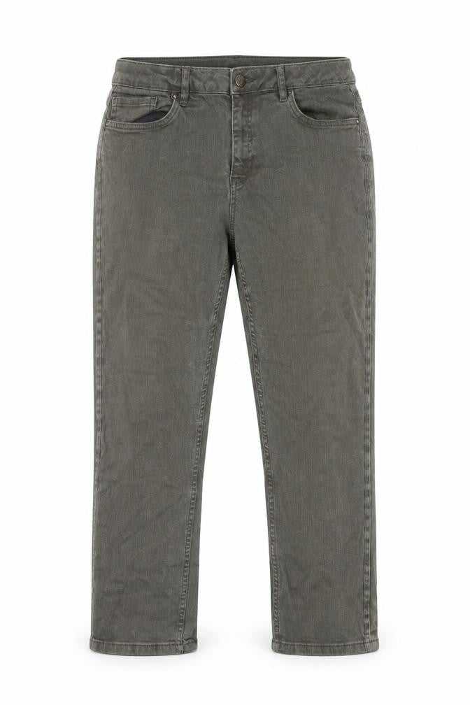 Jigsaw Women's Grey Cropped Jeans, Size L, Machine Washable