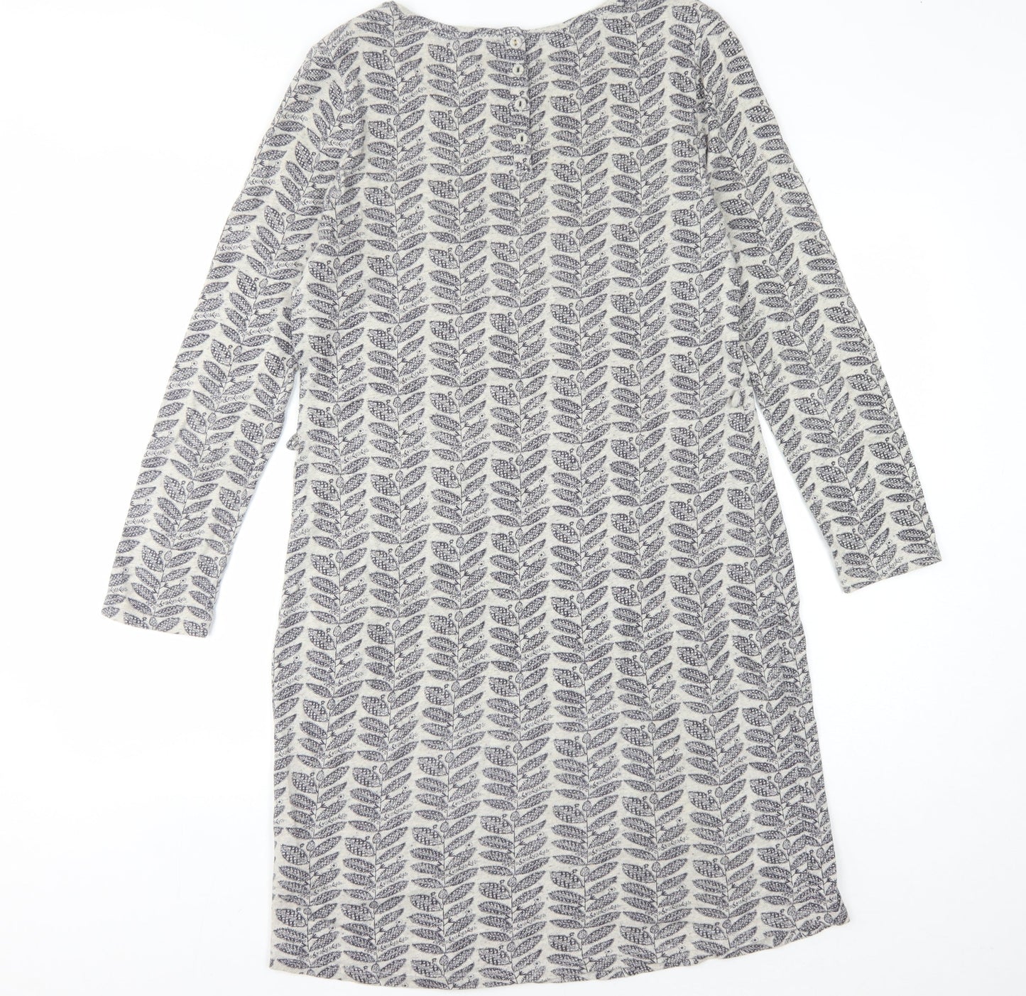 White Stuff Women's Ivory Geometric Shift Dress 10