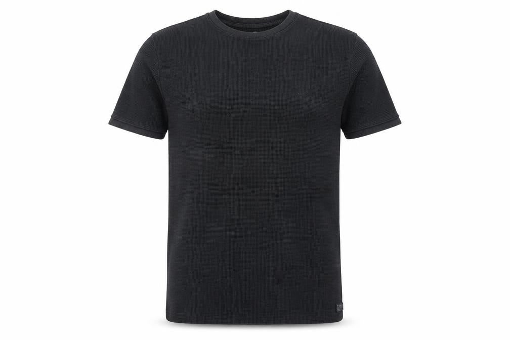 Firetrap Men's Black M Crew Neck T-Shirt Cotton Solid