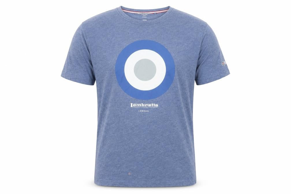 Lambretta Men's Blue Medium Graphic Print T-Shirt