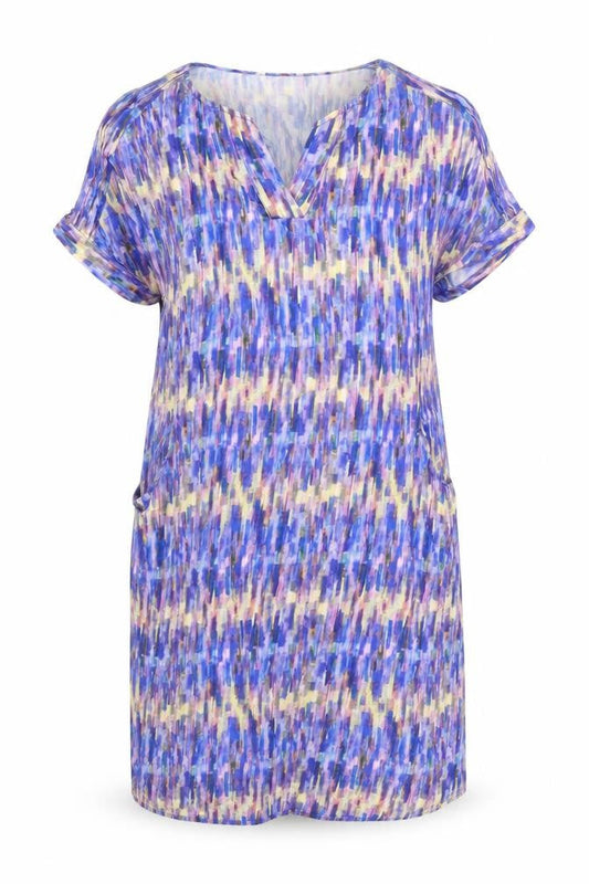 Dash Women's Multicoloured V-Neck Dress Size 12