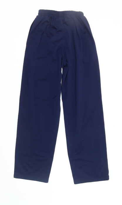 Umbro Men's Blue Track Pants - Size S, Gym & Training