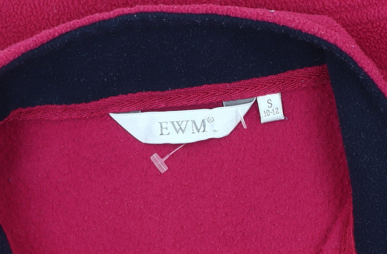 EWM Women's Red Fleece Waistcoat Size S Casual