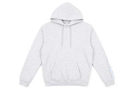 Just Hype Men's Grey Pullover Hoodie L