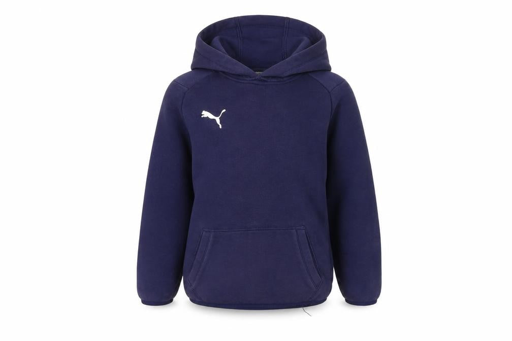 Puma Boys Blue Pullover Hoodie 3-4 Years Sporty Casual Comfort