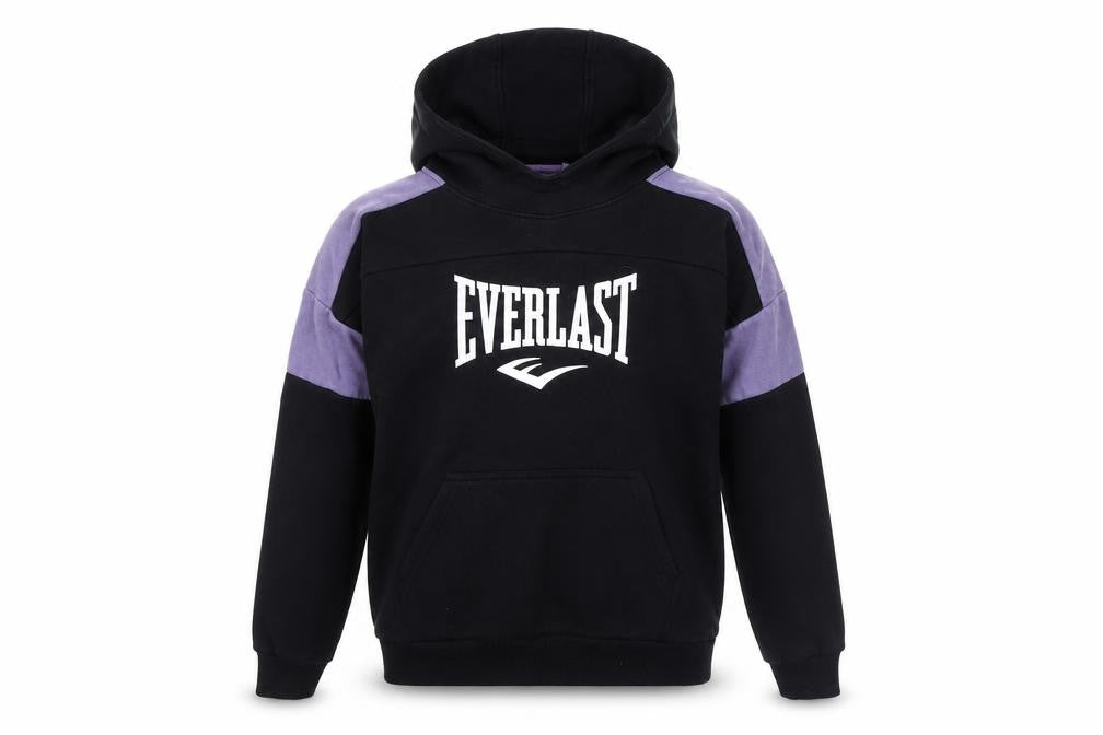 Everlast Boys Black Pullover Hoodie with Logo, Size 13Y