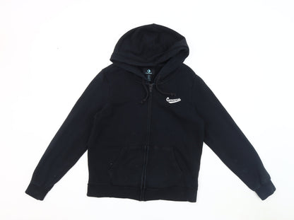 Converse Mens Black M Hooded Jacket