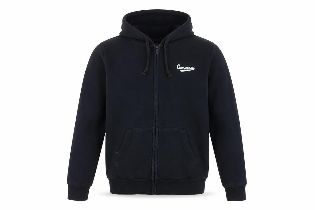 Converse Unisex Black M Hooded Jacket