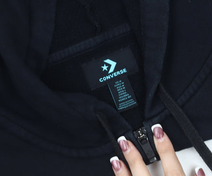 Converse Mens Black M Hooded Jacket