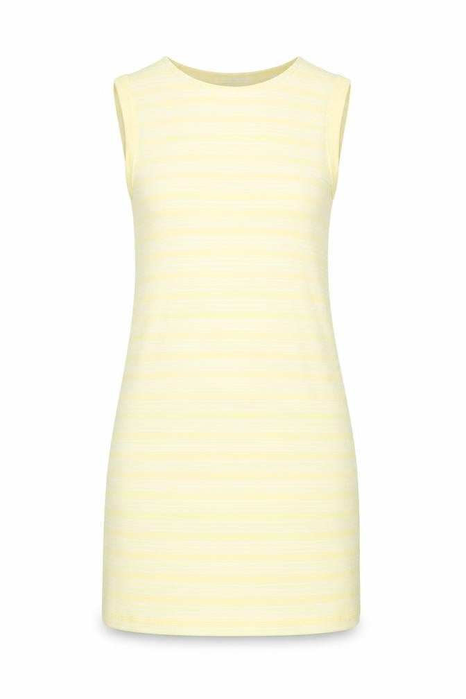 Henri Lloyd Women's Yellow Striped XL Shift Dress