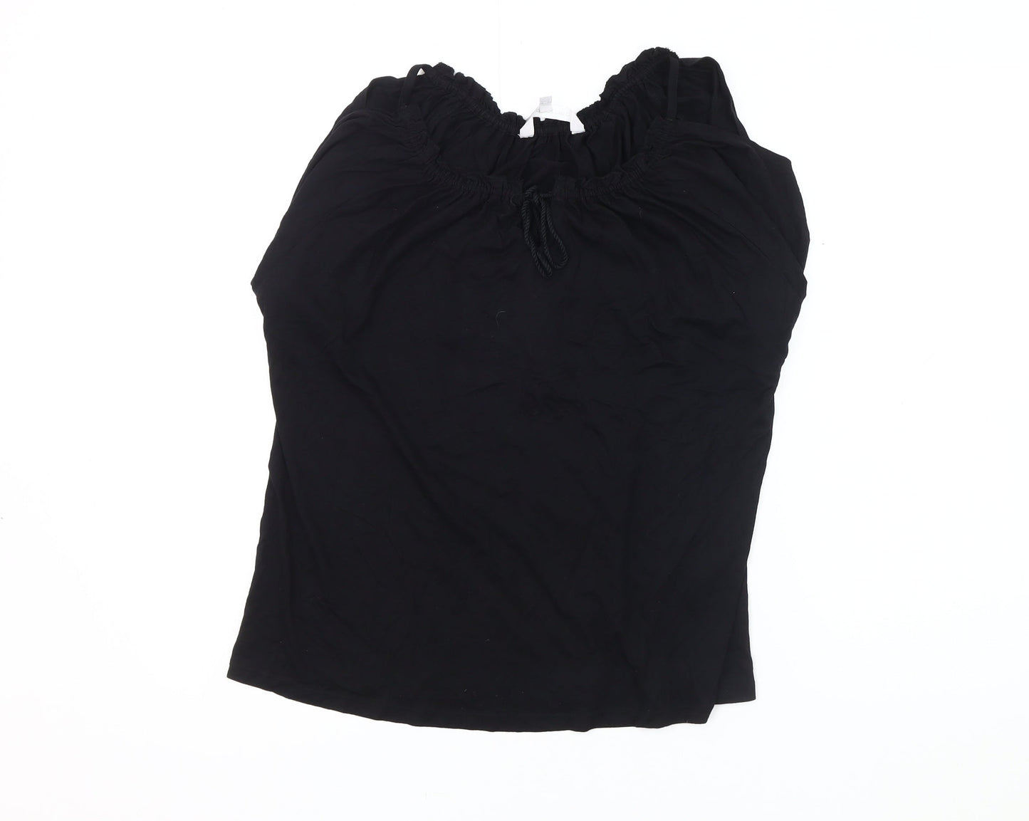 Red Herring Women's Black Sleeveless Off Shoulder Top