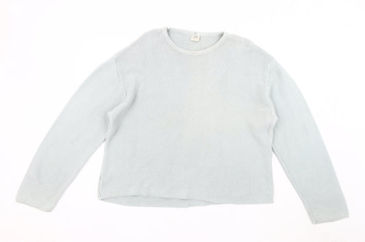 Noa Noa Women's White Jumper, M, Crew Neck, Knit