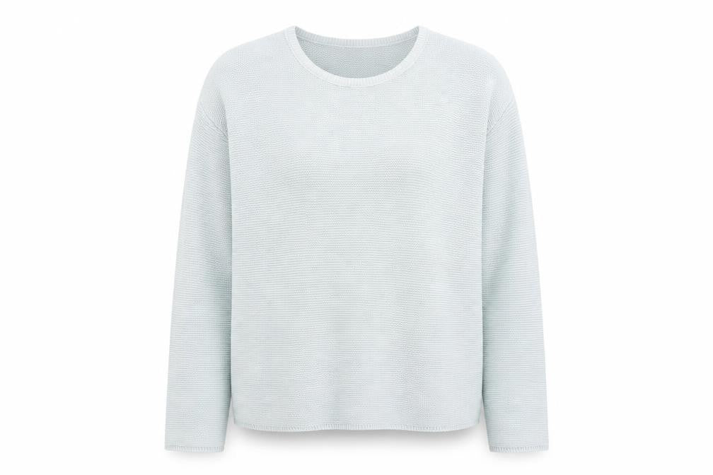 Noa Noa Women's White Jumper, M, Crew Neck, Knit