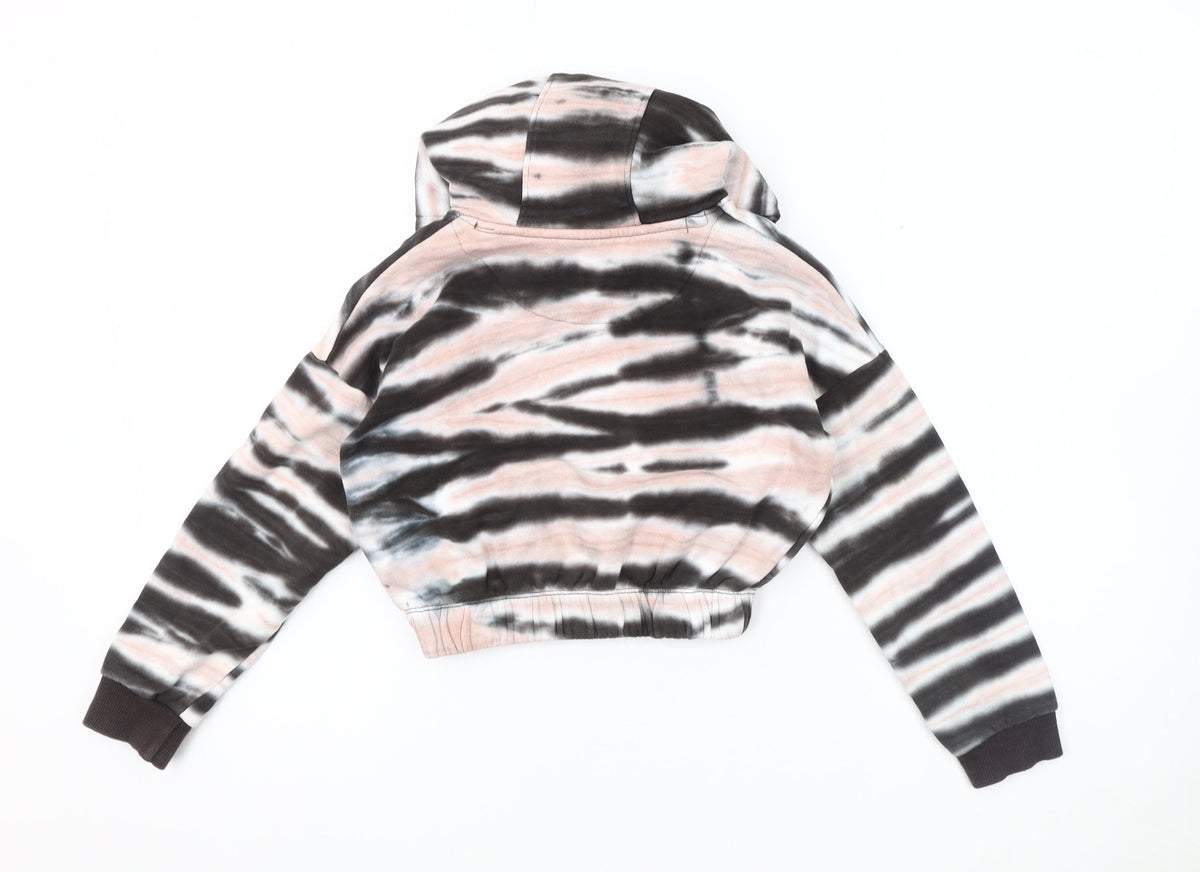 Firetrap Girls Multicoloured Hoodie, 7-8 Years, Fleece, Hooded