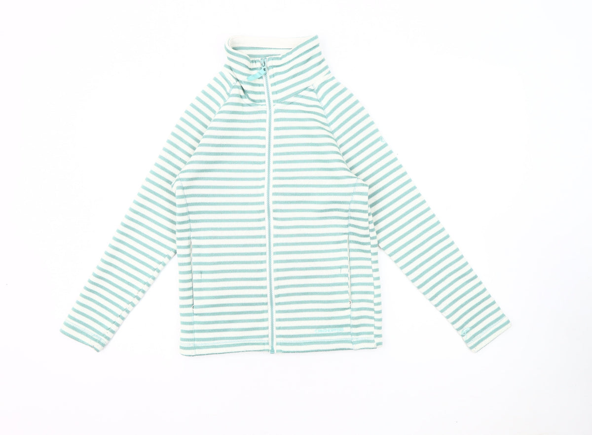Craghoppers Girls Green Striped Jacket 9-10 Years