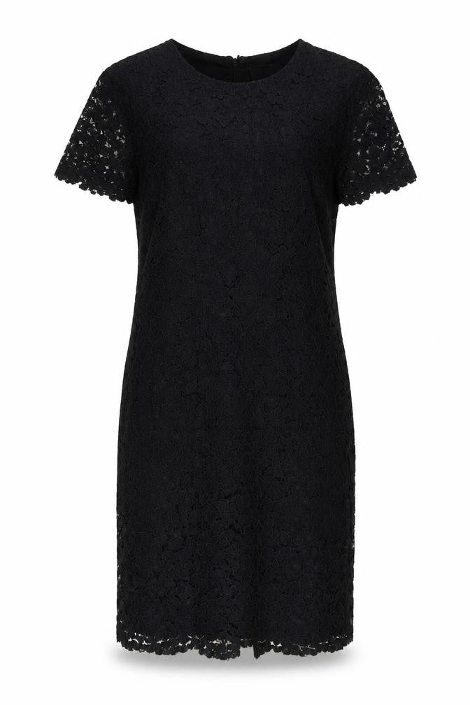 Alexon Women's Black Lace Sheath Dress Size 12
