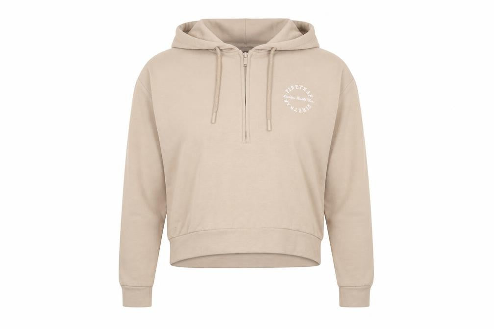 Firetrap Women's Beige Pullover Hoodie Size 10