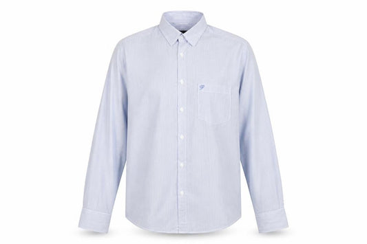 Jack & Jones Men's Blue Striped Button-Up Shirt S