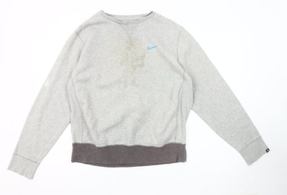 Nike Men's Grey L Pullover Sweatshirt