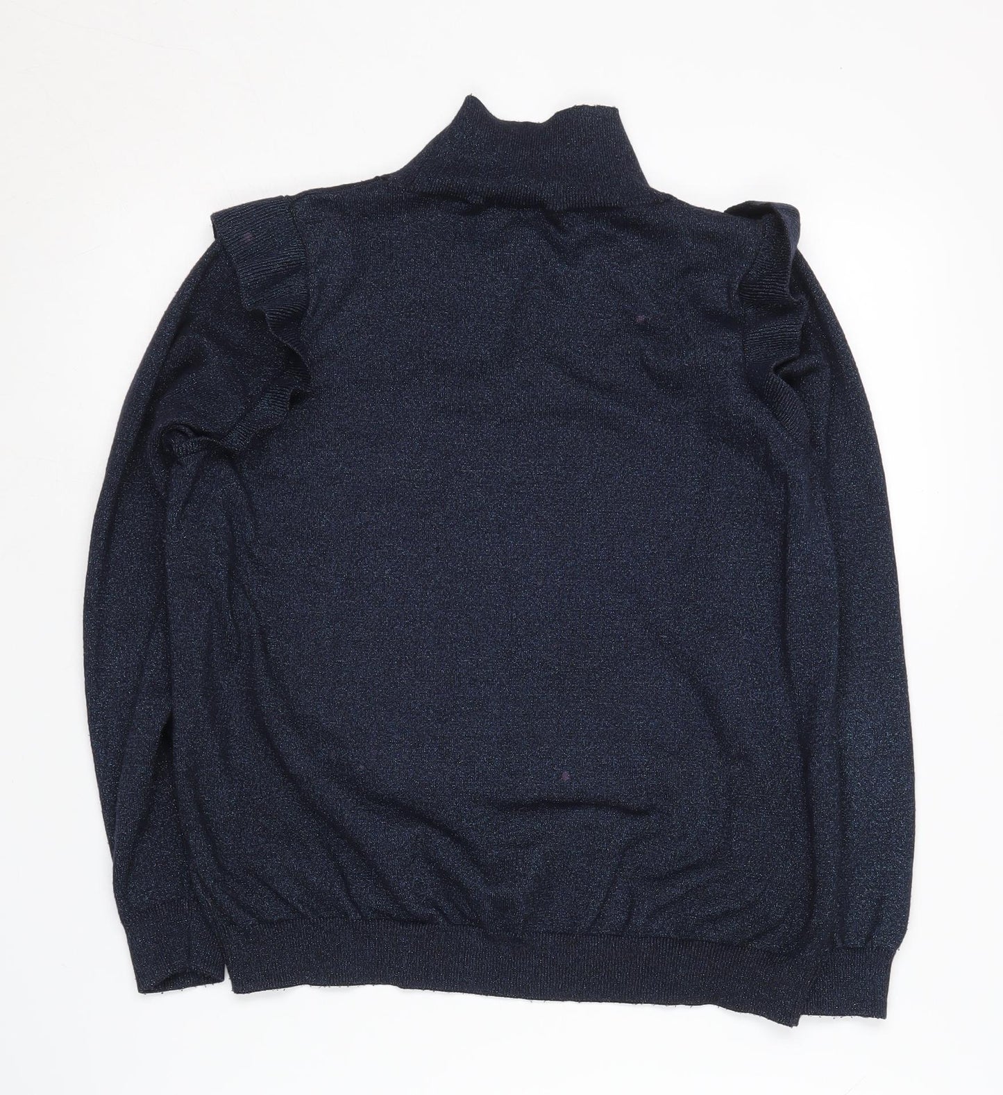 Dunnes Women's Blue XL High Neck Jumper