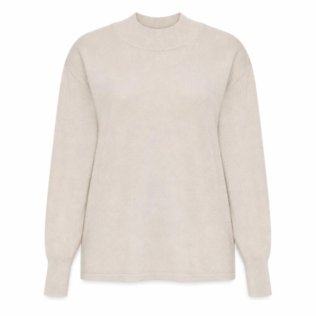 Next Women's Beige Mock Neck Pullover Jumper Size 20