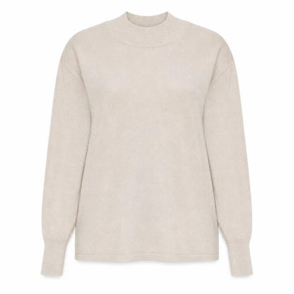 Next Women's Beige Mock Neck Pullover Jumper Size 20