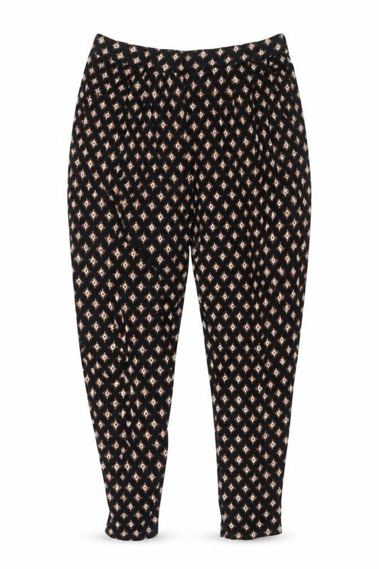 Debenhams Women’s Black Geometric Trousers Size 12