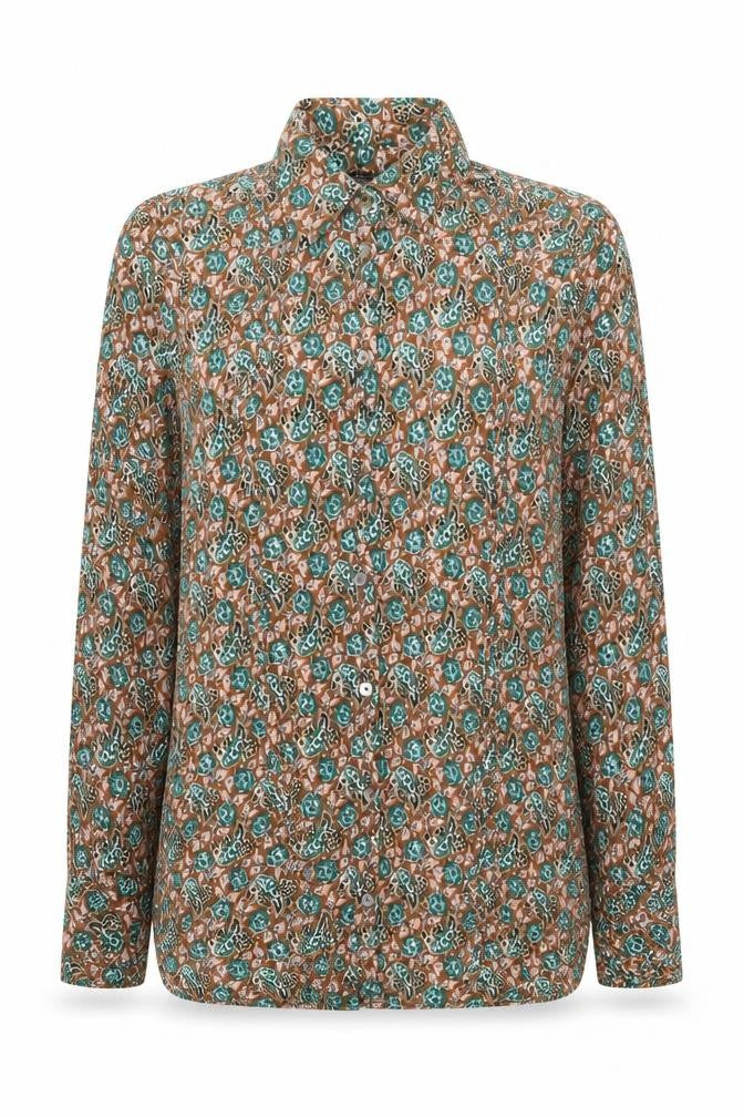 Zara Basic Women's Multicoloured Floral Blouse S