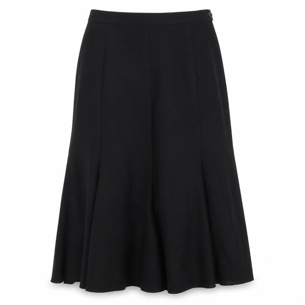 St Michael Womens Black A-Line Skirt Size 14