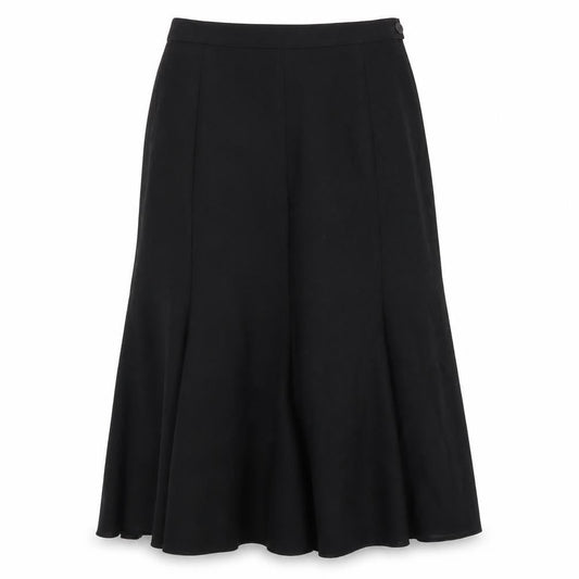 St Michael Womens Black A-Line Skirt Size 14