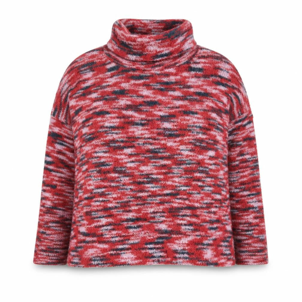 M&Co Women's Red Roll Neck Jumper Size 18