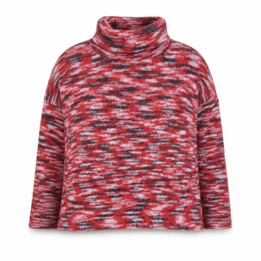 M&Co Women's Red Roll Neck Jumper Size 18