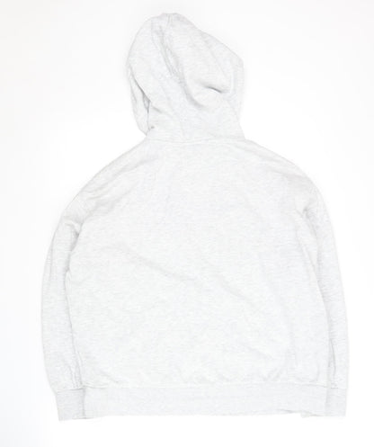 Grey Womens Hooded Running Hoodie - M