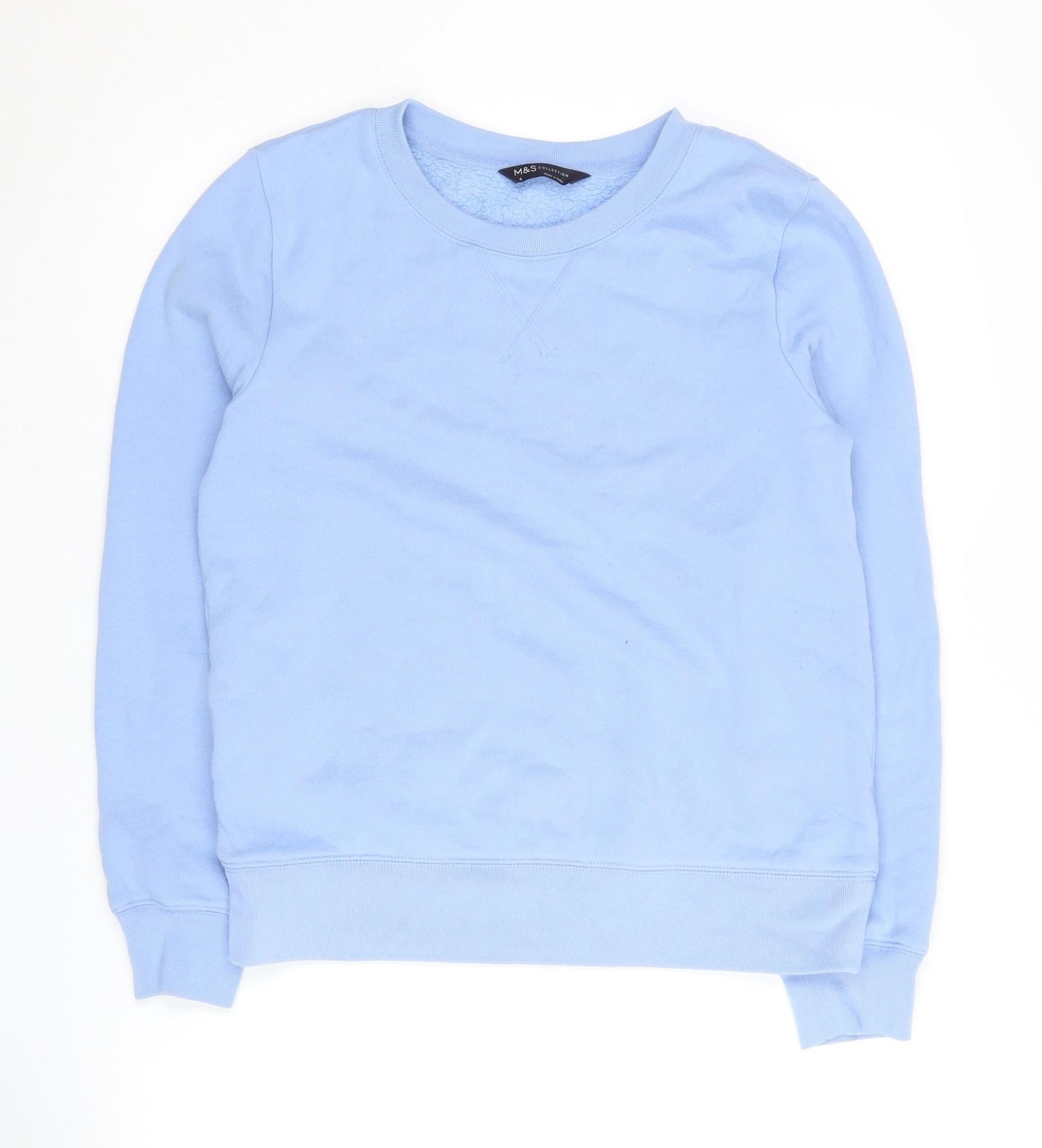 Marks and Spencer Women's Blue Pullover Sweatshirt Size 6