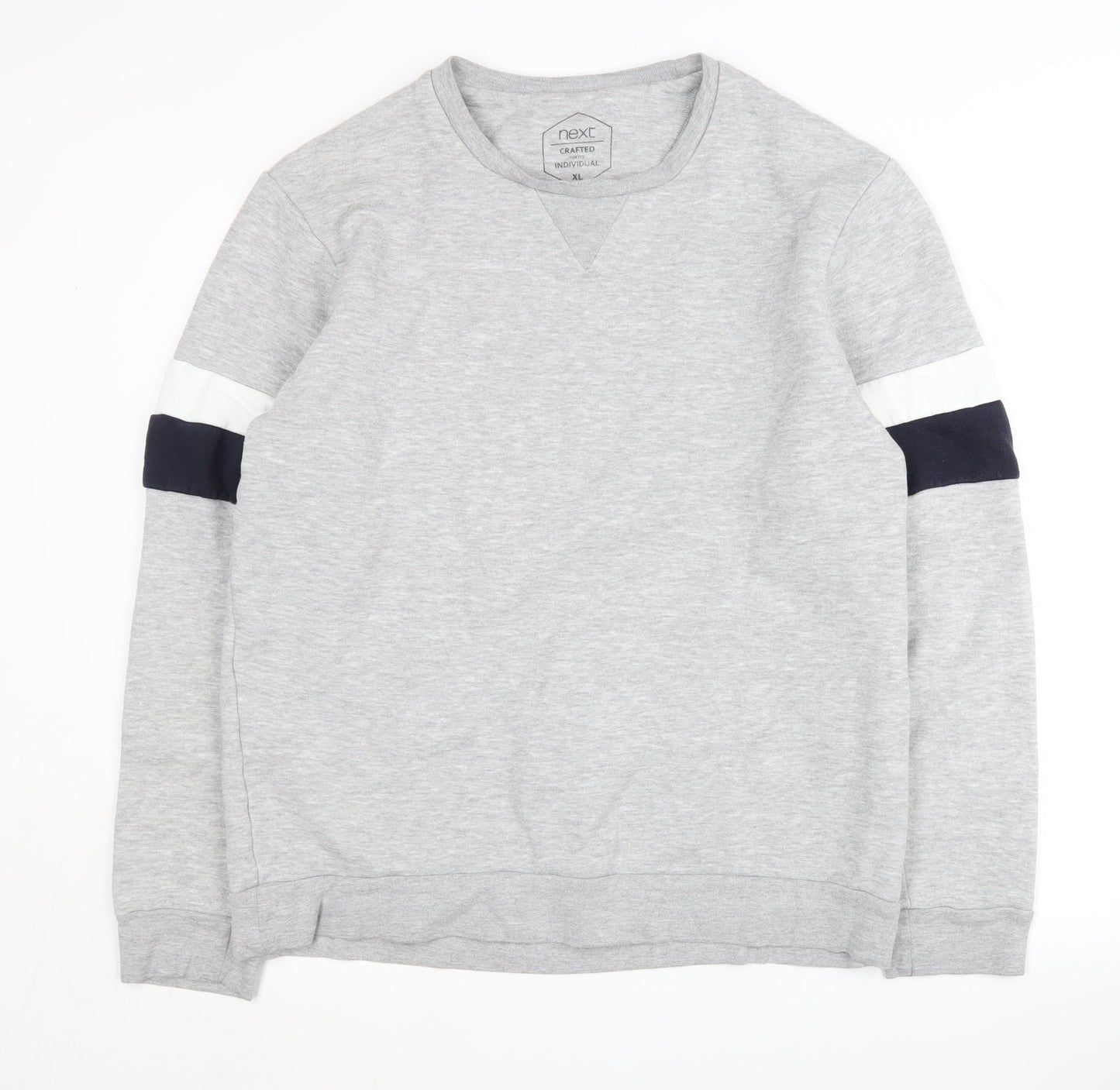 Next Men’s Grey XL Pullover Sweatshirt
