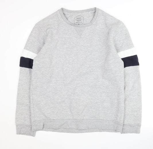 Next Men’s Grey XL Pullover Sweatshirt
