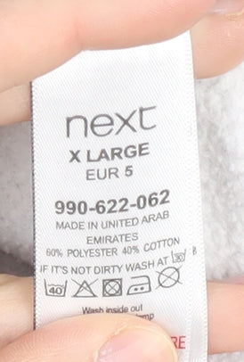 Next Men’s Grey XL Pullover Sweatshirt