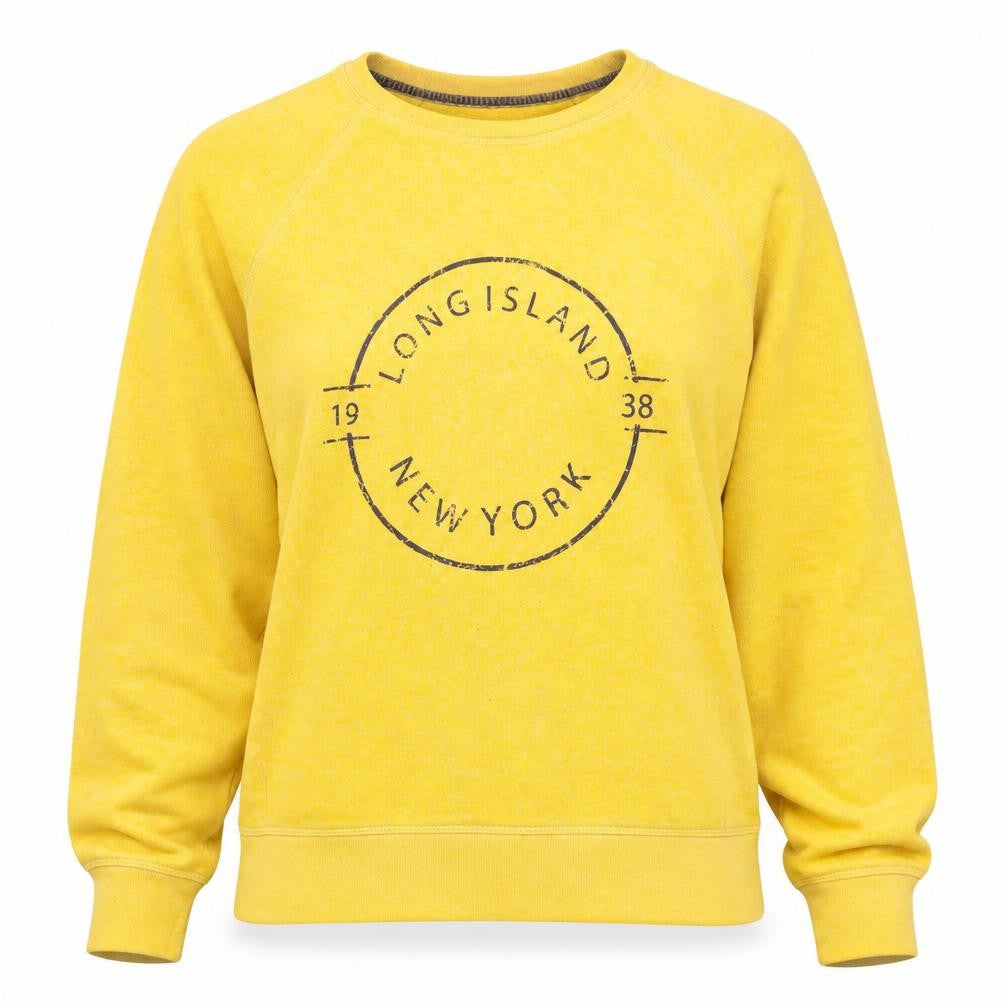 Next Women's Yellow Graphic Sweatshirt M