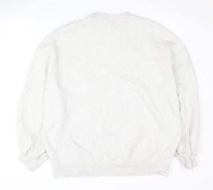 H&M Mens Grey Racing Sweatshirt S Pullover
