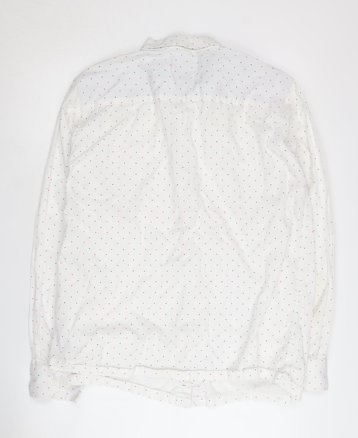 Weekend Offender Men's White Polka Dot Shirt XL