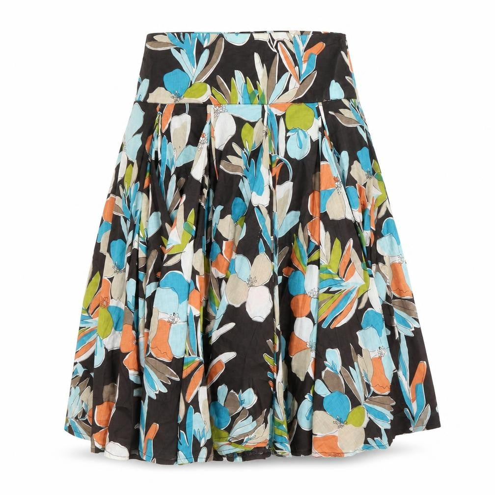 Linea Women's Multicoloured Floral Skirt Size 8