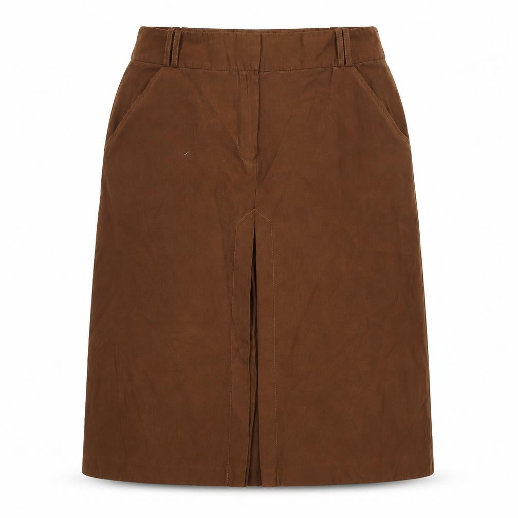M&Co Women's Brown Skirt Size 12 with Pockets
