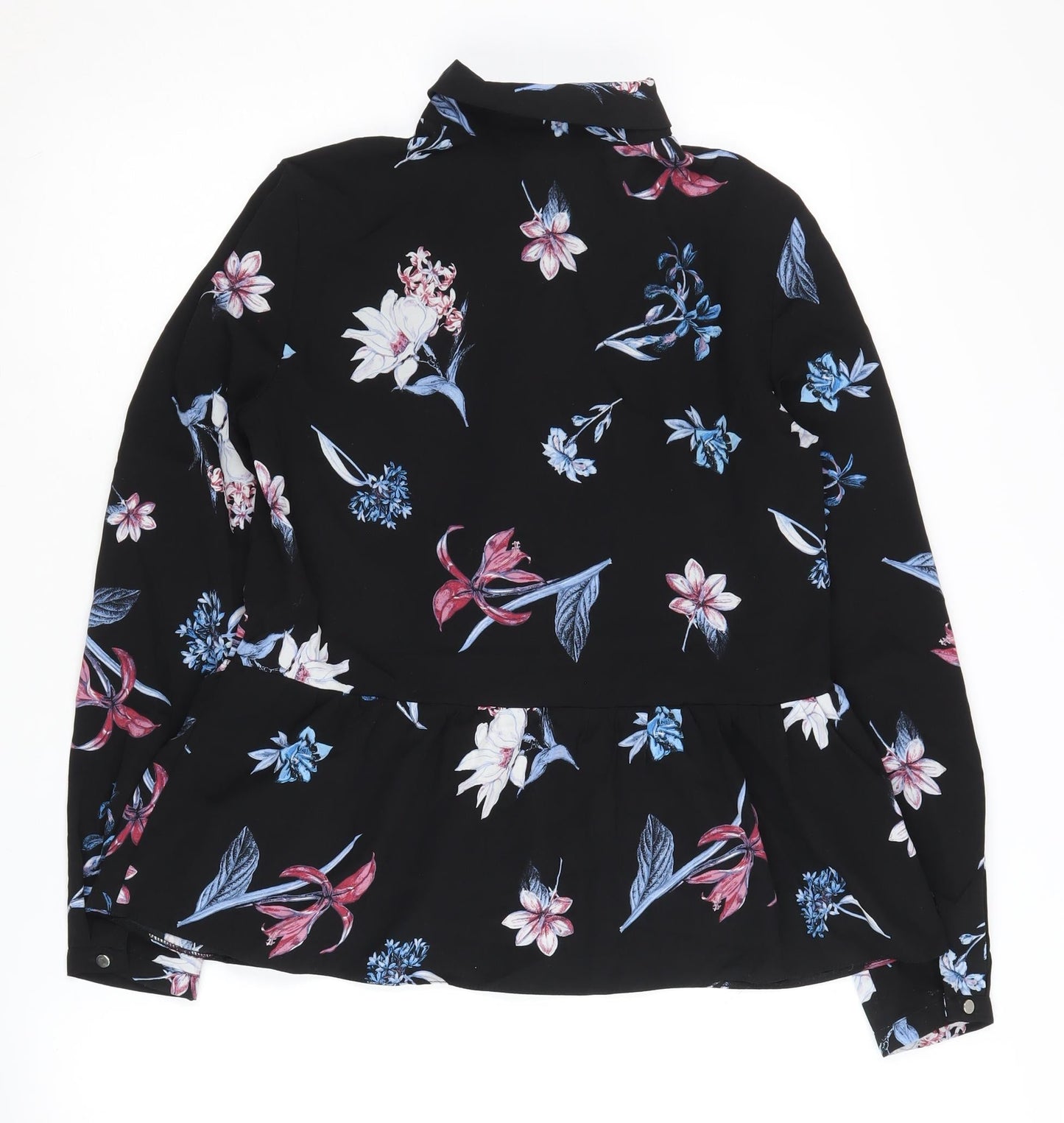 Miss Selfridge Women's Floral Button-Up Shirt, UK 8