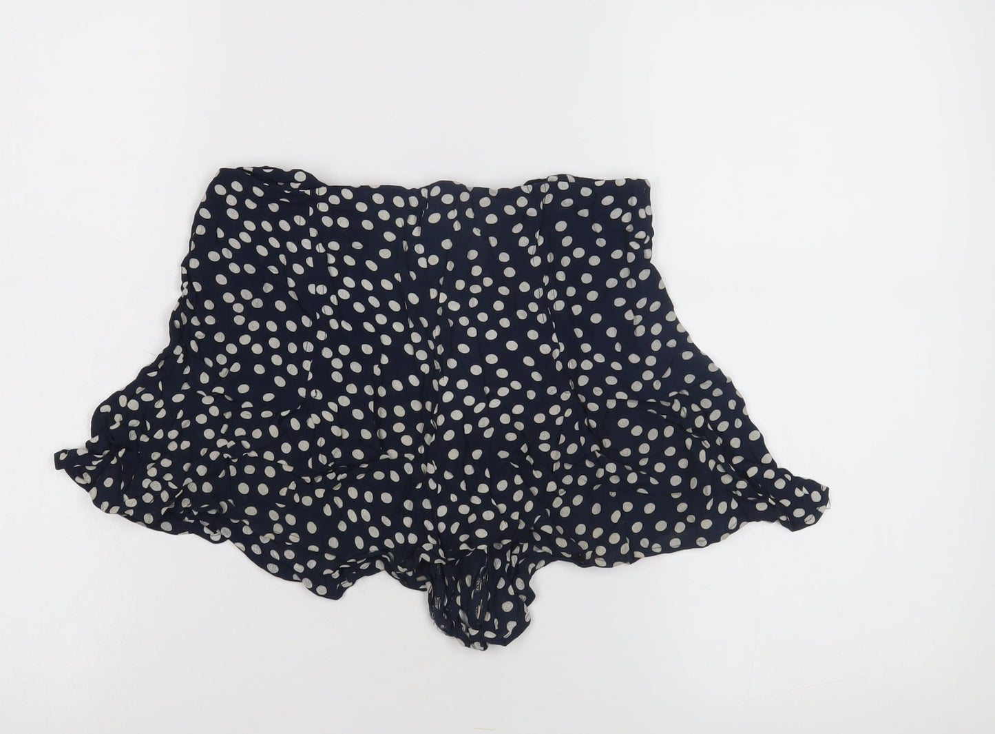 House of Holland Women's Blue Polka Dot Shorts Size 12