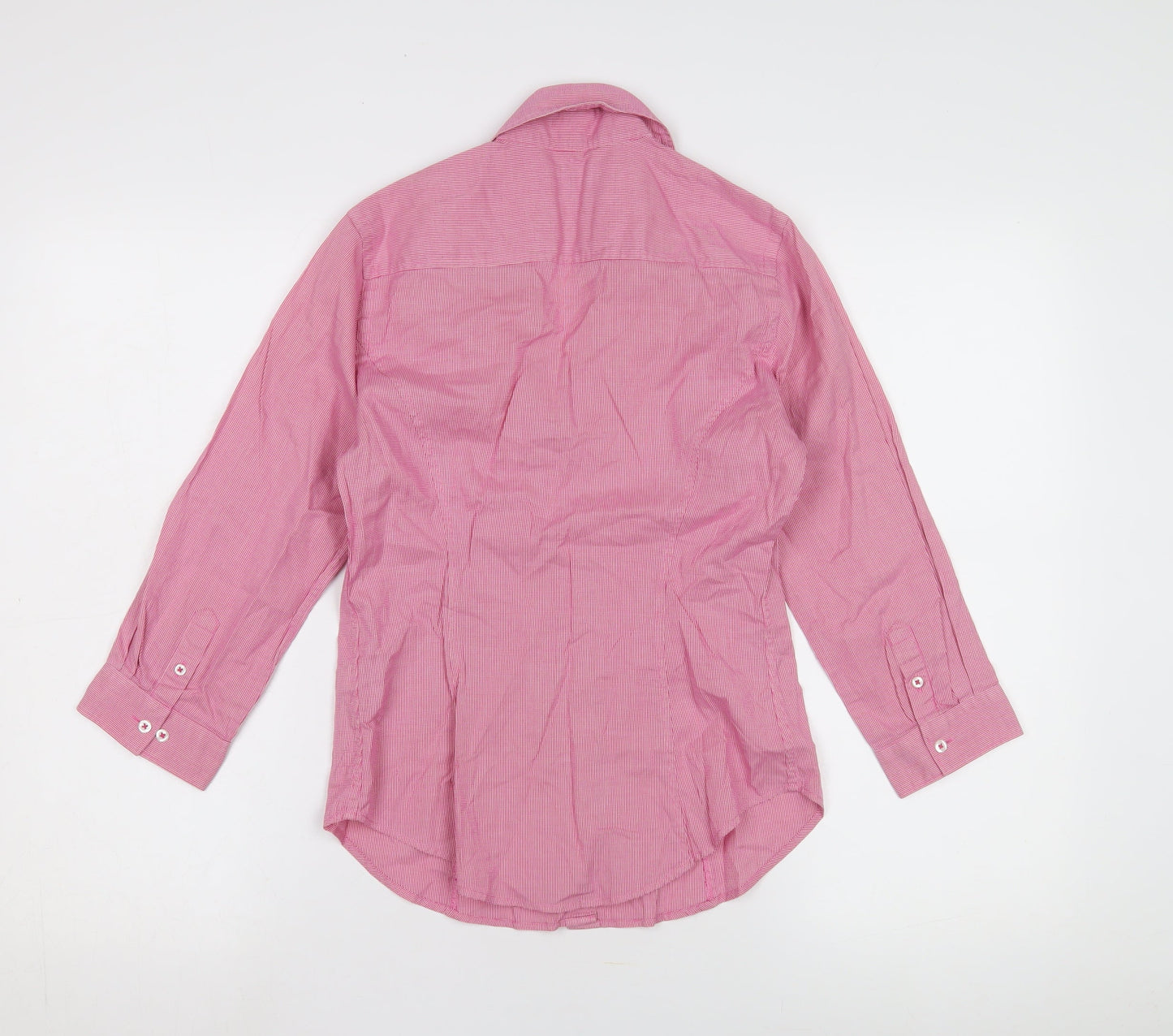 TM Lewin Women's Pink Button-Up Shirt Size 6