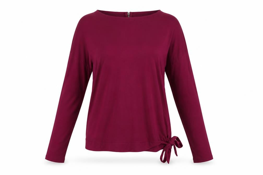 s.Oliver Women's Red Boat Neck Top Size 10
